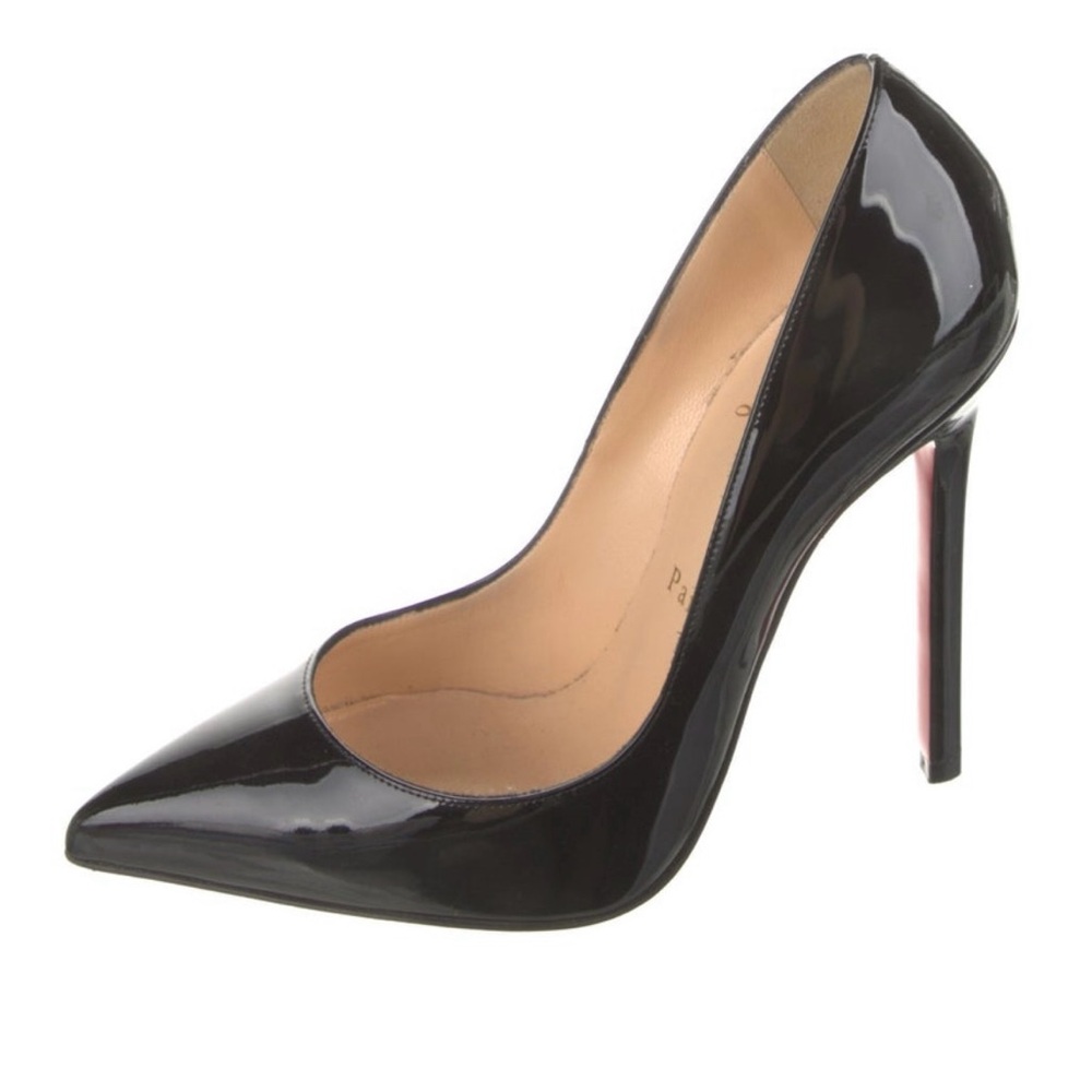 Authentic Christian Louboutin 
Patent leather pumps
Size  US7.5 (37.5)